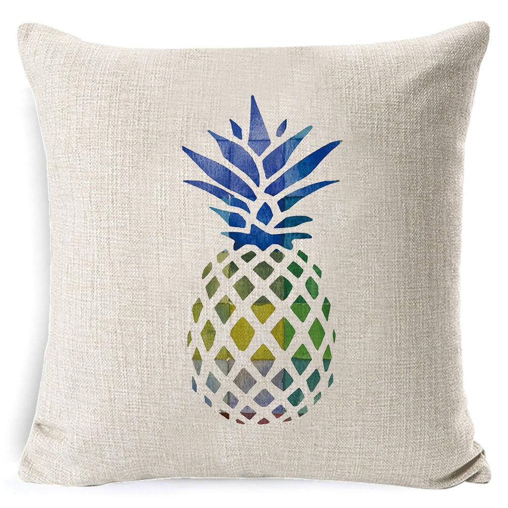 Summer Fruit Polo New Nordic Simple Throw Pillow Cover Linen Cushion Cover Pillow Cover