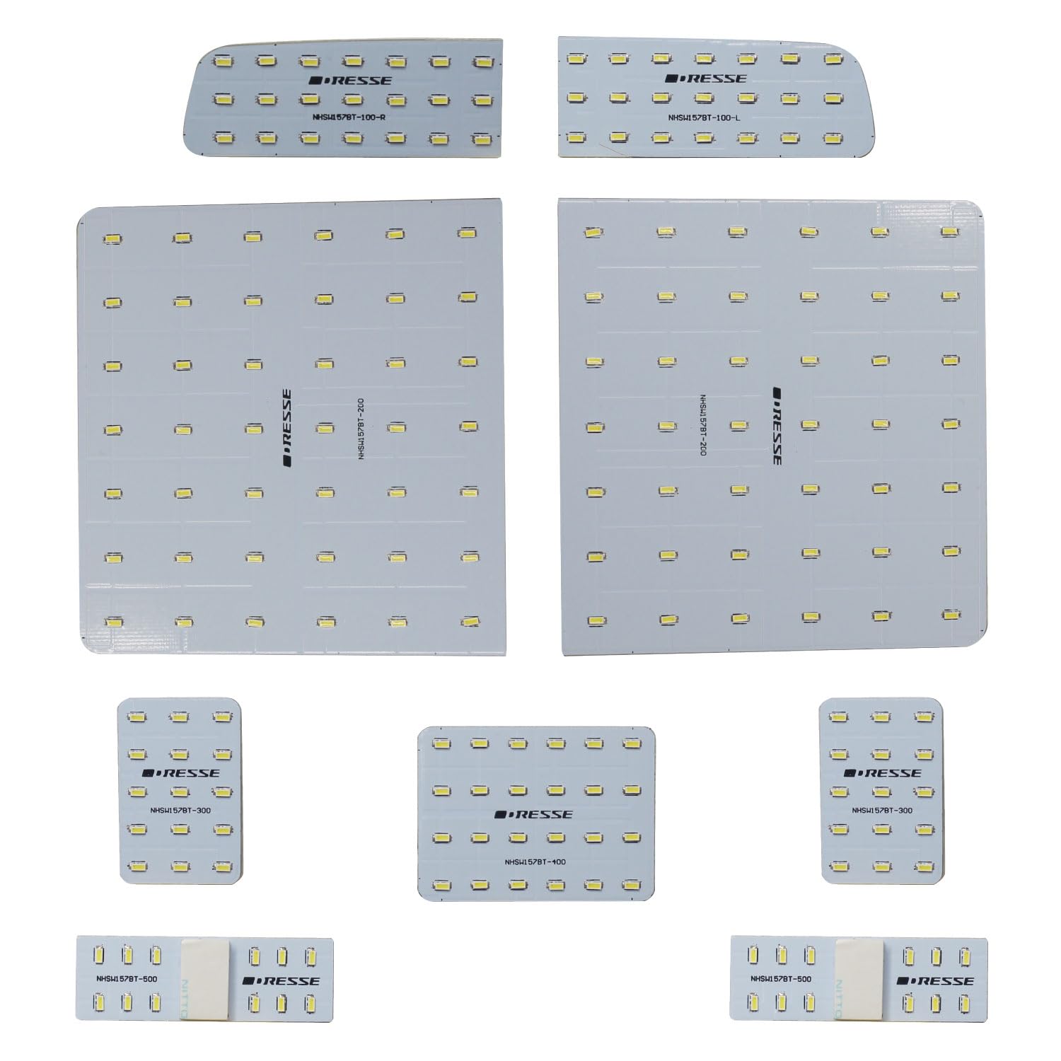 

Комплект светодиодных ламп для салона DREESE, совместимый с кузовом 200-й серии Ace 2013 года и Super GL Exclusive. Использует светодиодные чипы Nichia Chemical Industries. Внутреннее освещение салона