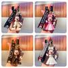 Cute Pvc Mickey Minnie Wedding Keychain Bag Pendant Car Key Chain Small Gift Wholesale