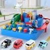 Racing Rail Car Model Educational Toys Children Track Adventure Game Brain Mechanical Interactive Train Animals Space Rocket Toy