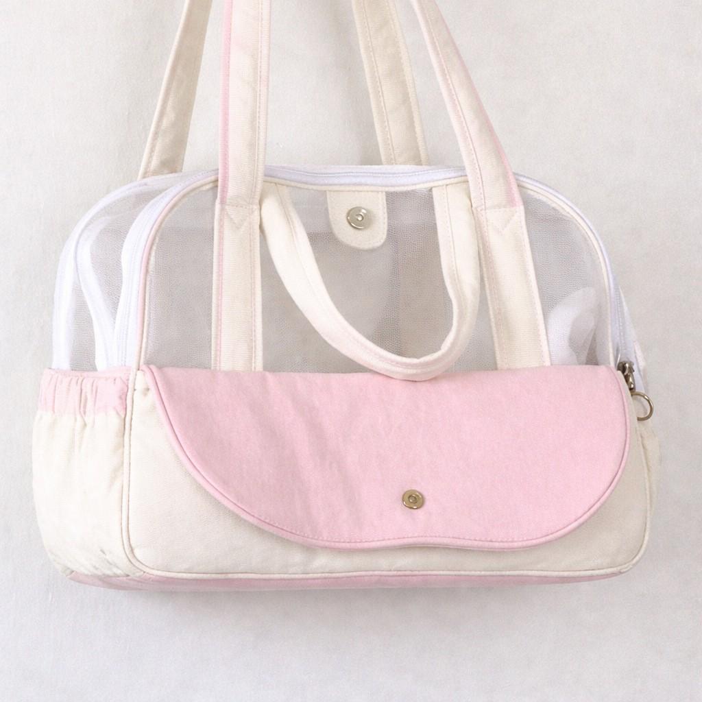 Portable Summer Pet Bag with Breathable Mesh and Large Capacity Pet Shoulder Bag Small Animal Carrier