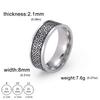 Viking Style Stainless Steel Auspicious Clouds Rings For Men Personalized Dominant Trend Retro Jewelry