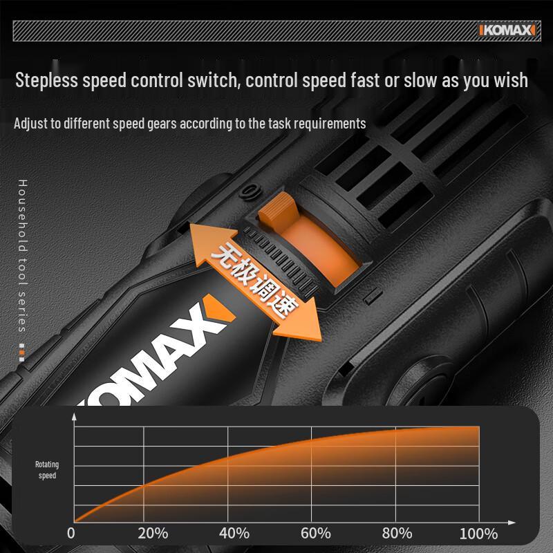 Komax Mini Electric Rotary Tool CN Plug (adapter Included)
