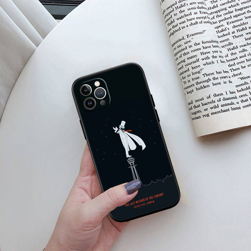 JO17 Detektiv Conan Pouzdro na telefon pro iPhone 7 8 11 12 13 14 15 16 16E XS Pro Max XR X SE Samsung S20 S21 S22 S23 S24 FE Ultra Plus Lite S21S A55