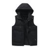 Winter Men Cotton Padded Vest Men Warm Student Coat Korean Slim Jacket Man Sleeveless Hooded Parkas Male Soild Color Waistcoat