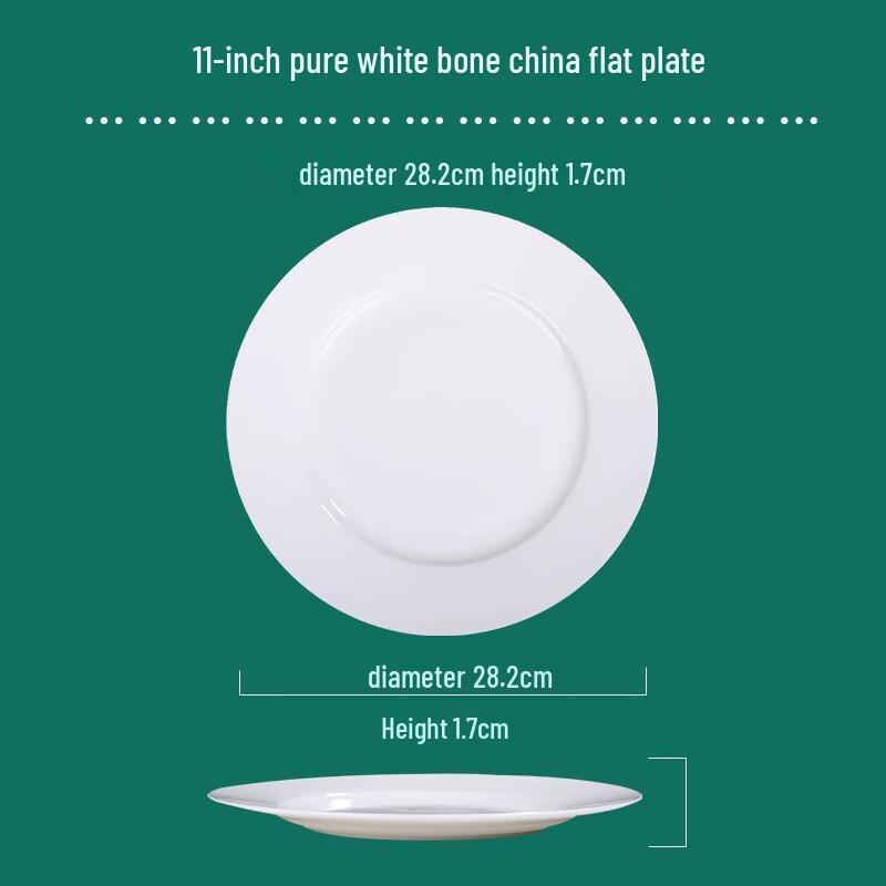 Lin Pan Western Style Ceramic Flat Plate