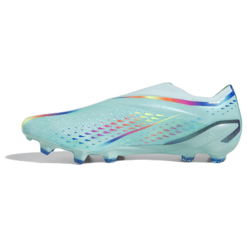 Adidas X Speedportal+ FG Al Rihla Pack - Clear Aqua Unisex Sneaker Blau Solarrot Power-Blau GW8408