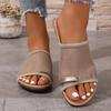 Fashion flat-heeled sandals summer new mesh sandals fishing toes beach breathable women's slippers