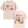 Cute Ateez 2025 World Tour in Your Fantasy T Shirt Fan Gifts Korean Kpop Fashion T-shirt Men Women Cotton Short Sleeve T-shirts