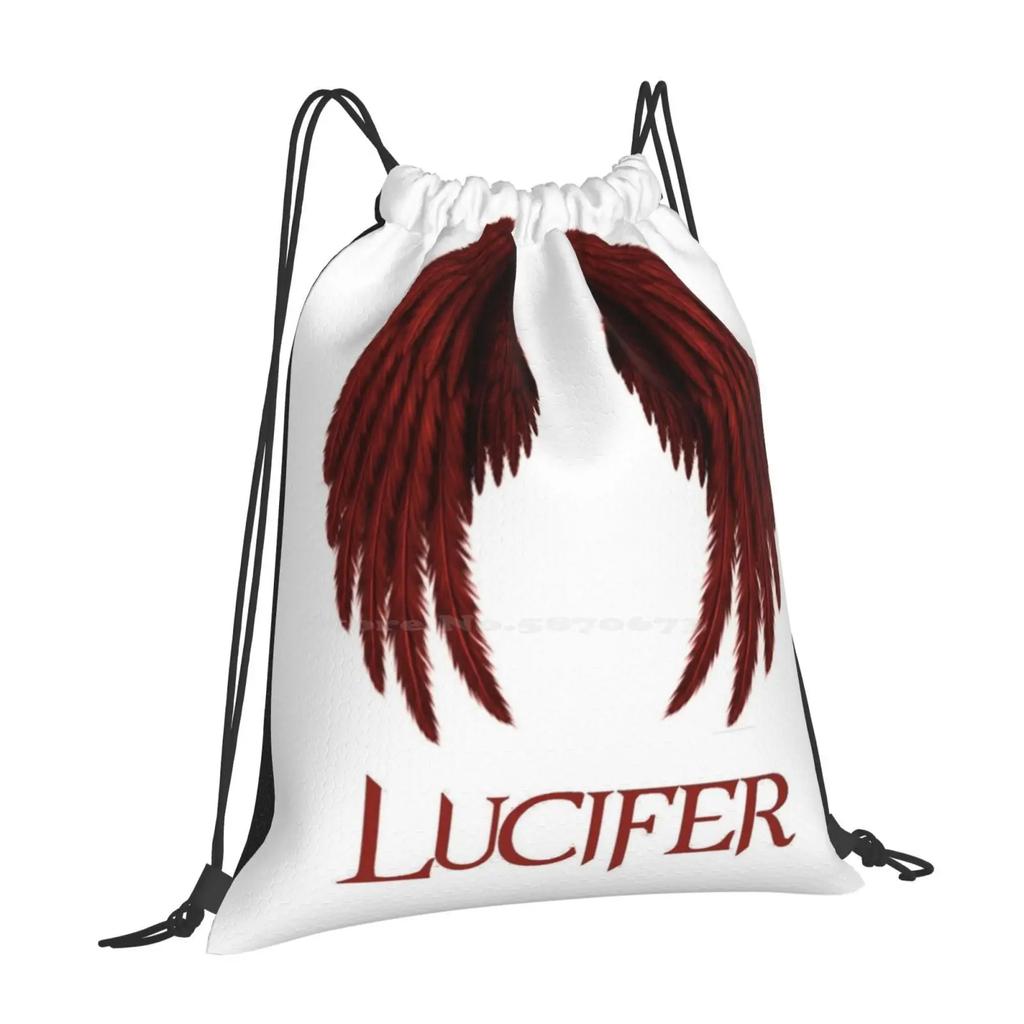 Lucifer Sale Backpack Fashion Bags Luficer Satan Demonio Cristo Serie Scify Sci Fy