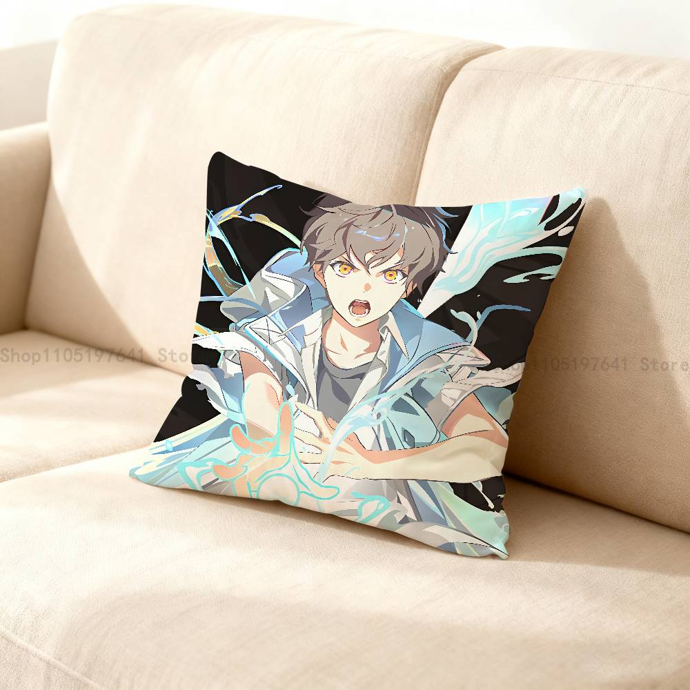 T-Tower of G-God Comics Pillow Case Cute Cartoon Anime peripheralsBedroom Sofa Decorative Cushion Cover Soft Cushion Cover