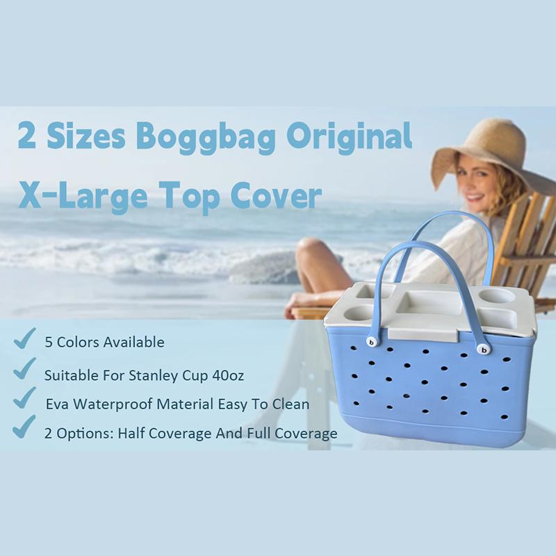 EVA Material Covered Beverage Compartment Tray, Suitable For Bogg Bags, The Best Choice For Outdoor Camping And Beach Travel.