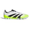 Adidas Predator League Versatile Comfortable Durable Soccer Shoes Unisex Soccer Shoes White Black JI1165
