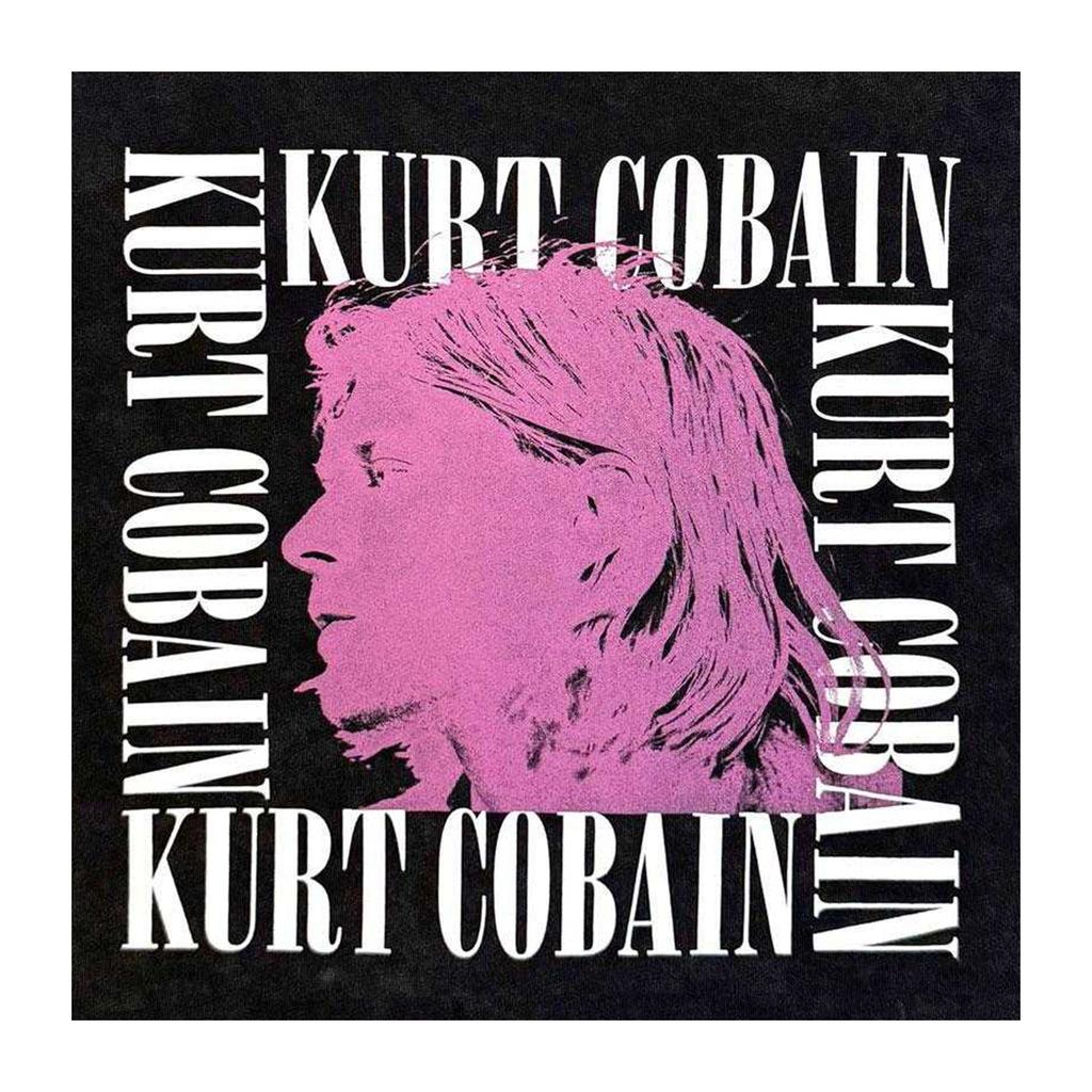 Kurt Cobain Womens/Ladies Head Shot Frame Stone Wash Crop Top