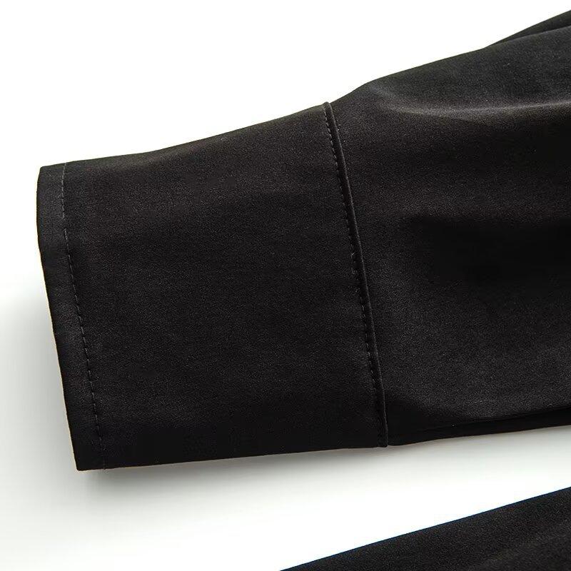 European, American autumn and winter new women's clothing temperament waist foreign style with belt long dress women