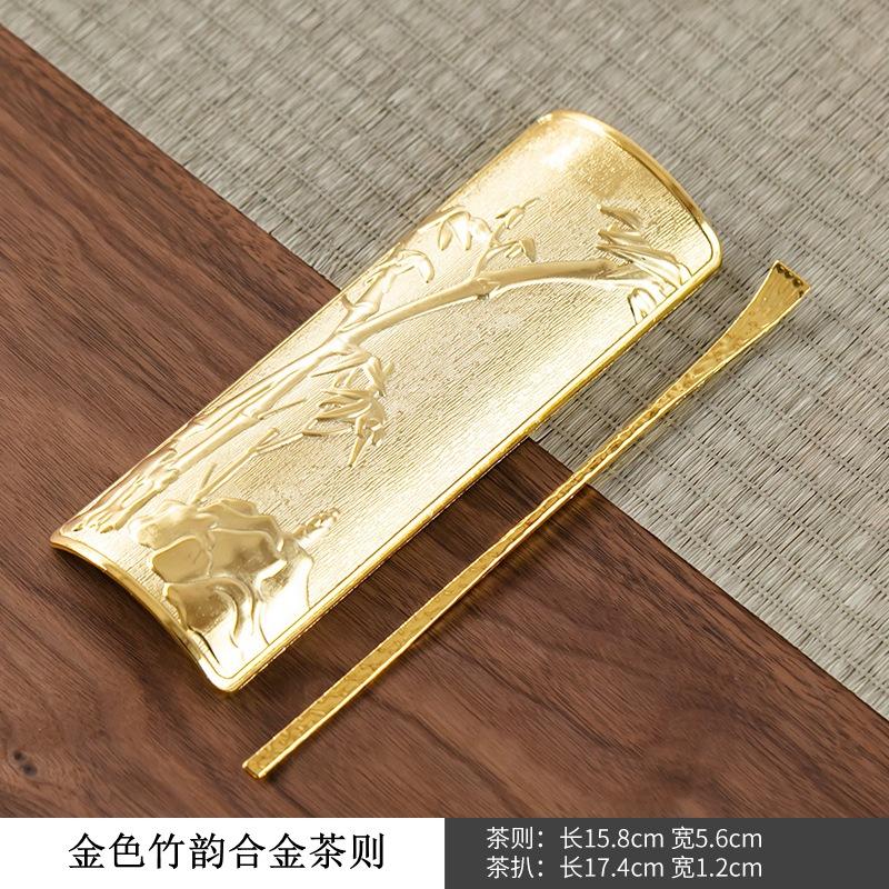 

Handmade Hammered Alloy Chain, Traditional Vintage Tea-leaves Tool Accessories, Beans Dose Trays, Seasoning Dispenser Utensils