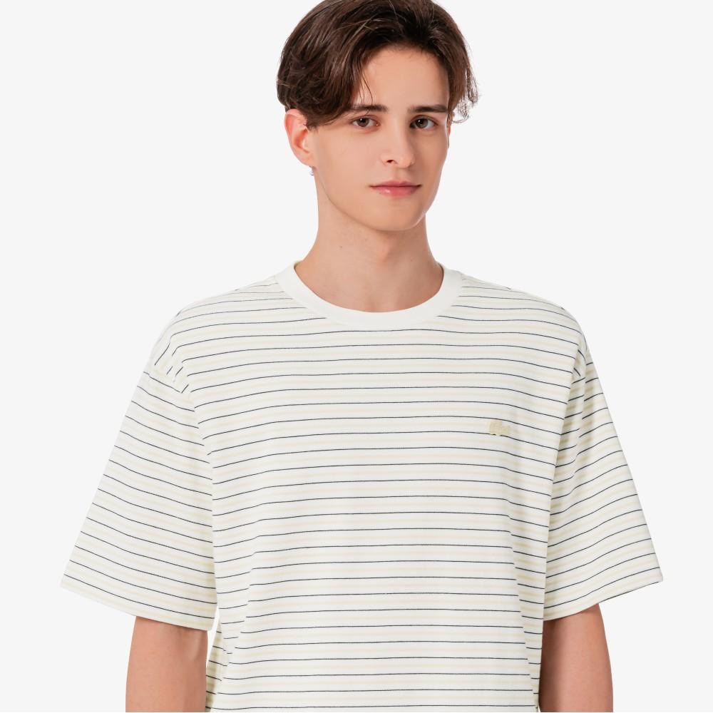 [Lacoste] Men's Multi-Stripe Short-Sleeve T-Shirt TH753E-56G001