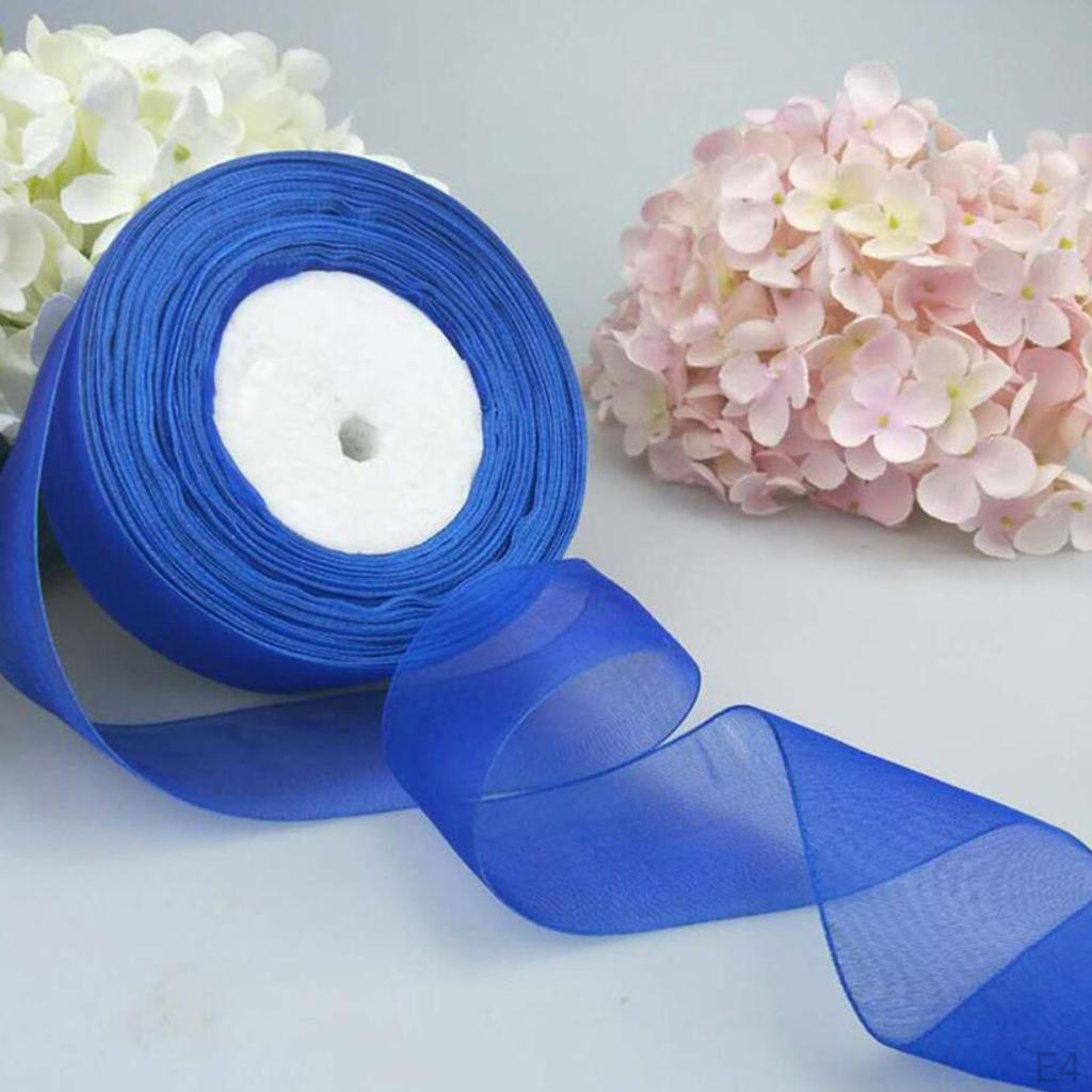 Ribbon Roll Spool Diy Gift Wrapping - 1.5 Inch 50Yards 21 Colors