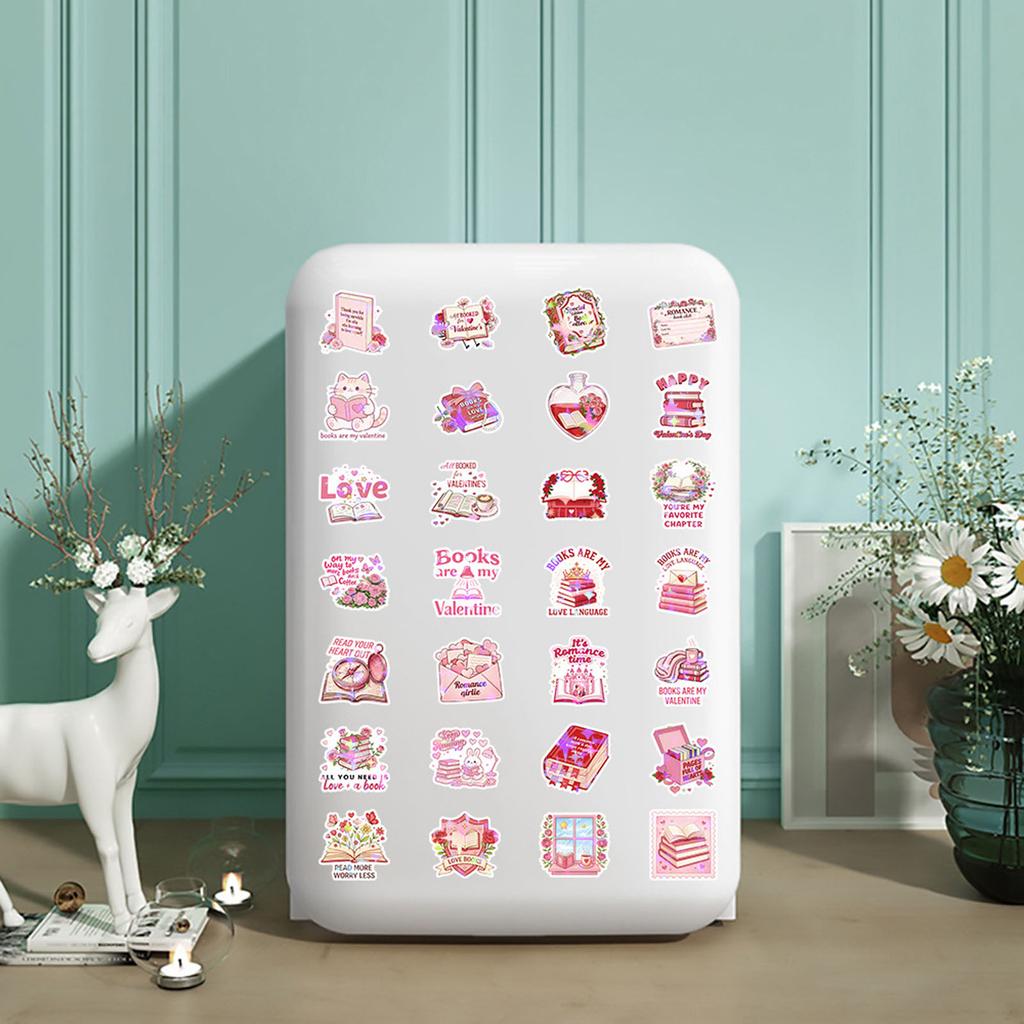 50 Stück Sticker, Bunte Glitzerfolie, Notizbuch-Sticker