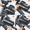 Bicycle Front Beam Bag Front Tube Cycling Bag Bicycle Waterproof Phone Case Holder Touchscreen Waterproof Saddle Bag Accessories