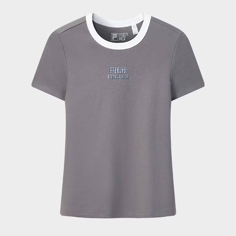 FILA Women s 2026 Summer Knit Slim-Fit T-Shirt 2XL