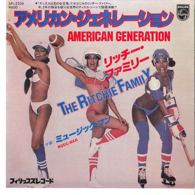 7inch Record RITCHIE FAMILY  American Generation  Music Man SFL2326 PHILIPS 1978 Japan SoulFunk Used