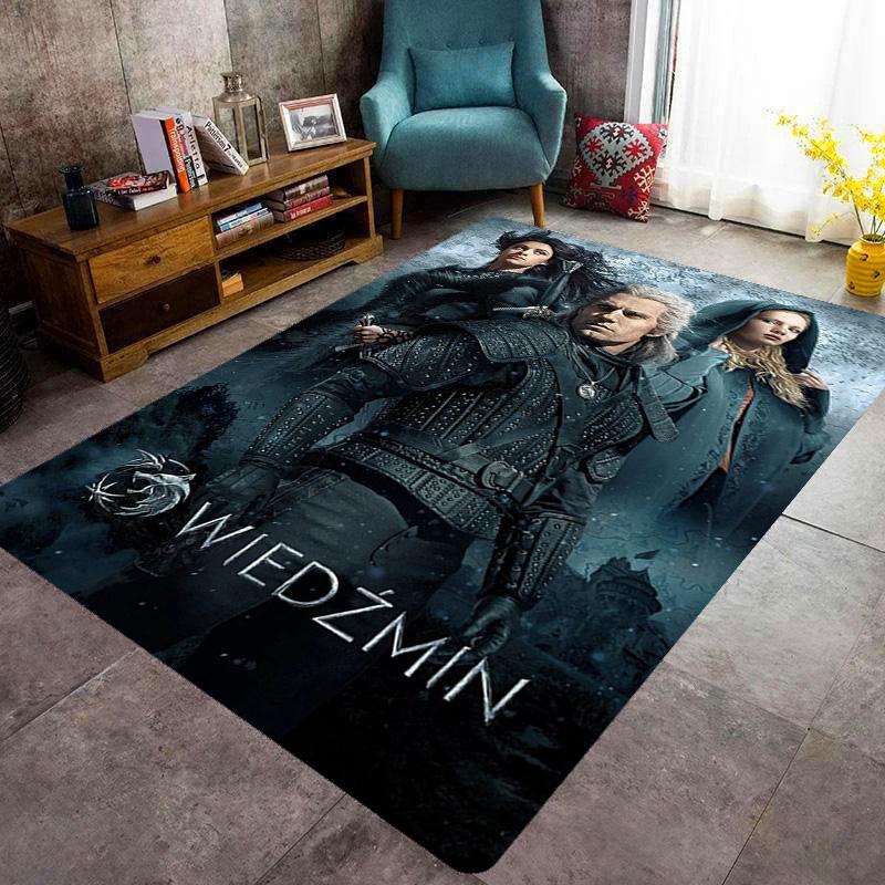Mountain Rider Sunset Carpet Home Decor Living Room and Bedroom Mats Dormitory Decoration Art Bathroom Mat