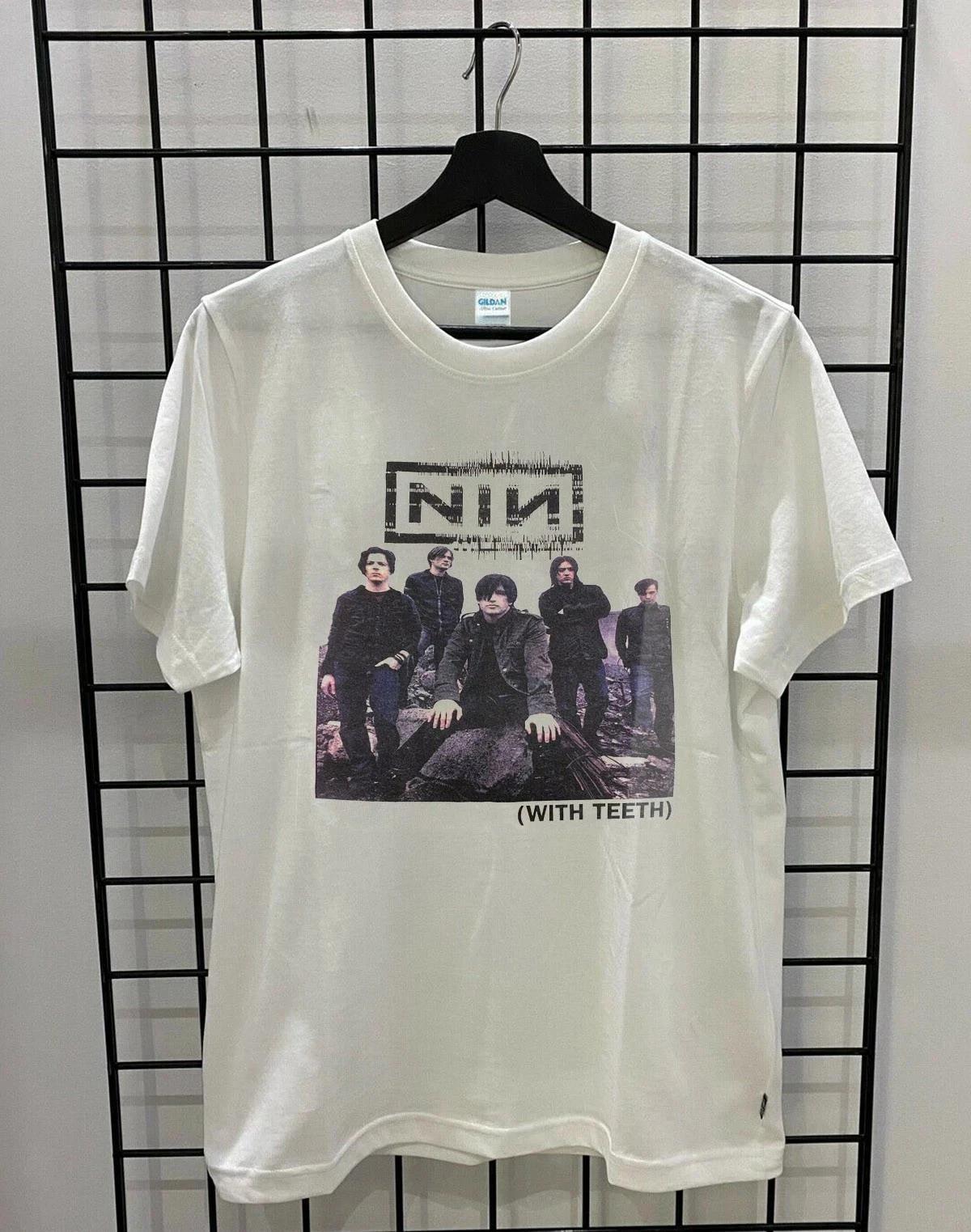 Nine Inch Nails Vtg 2005 With Teeth Tour Short Sleeve T-Shirt S-5XL M