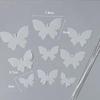 Wrought Iron Butterfly Cake Topper Set - Birthday & Holiday Insert Cards
