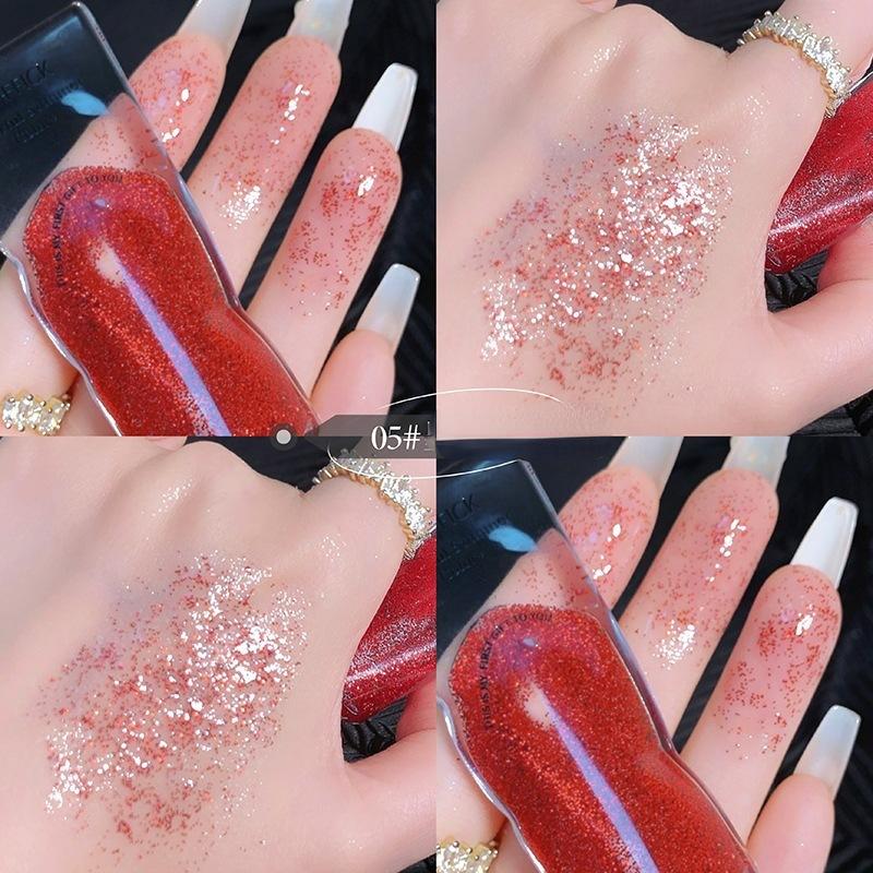 Liquid Eye Shadow Liquid Shiny Eyeshadow Monochrome Eye Shadow Glitter Pearl Brightening Eye Makeup Cosmetics
