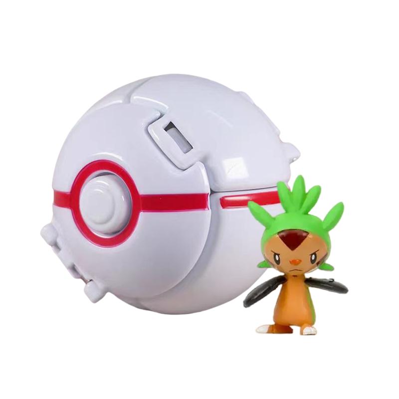 Figure Pokeball Anime Figurines Cartoons Pikachu Charizard Squirtle Pocket Monster Pet Anime Action Model Toy Kids Gift