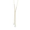 Elegant Geometric Pearl Pendant Titanium Steel Necklace For Women With Gold Plating Stylish Design For Fall 2024 Fashion Trends