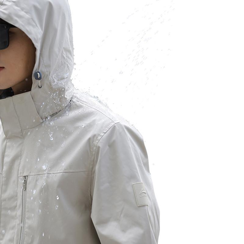 Li-Ning Fashion Casual Sports Fitness Life Waterproof Wear-Resistant Warm Water-Repellent Rain Jacket Men Outerwear AFDZ751-11
