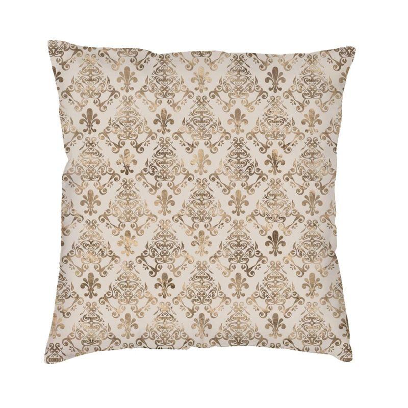 Royal Fleur De Lis Cushion Covers FleurDeLys Lily Flower Velvet Modern Pillows Case Home Decor