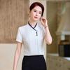Women's Short Sleeve Professional Work Uniform – Hotel, Flight, and Catering Roles