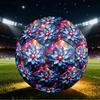 1pc Cosmic Lotus Bloom Size 5 Soccer Ball Professional Match Training Football Indoor &Outdoor Sports Ball Training Ball Lightweight Durable y86