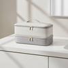 Two-Layer Hair Dryer Travel Storage Case Dust-Proof for Salon Visits, Gym Bags