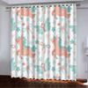 Curtains High Density Shading, Little Rainbow Unicorn Series 3D Digital Printing Curtains