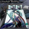 Genshin Impact Bedding Set Cartoon Anime Duvet Cover Single Double Size Kids Boys Luxury 3D Bed Linen Decor Home