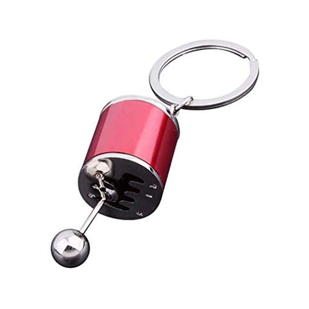 

Amandakasa Gear Shift Key Chain Car Parts Wavy Box Shift Lever 6 Speed Manual