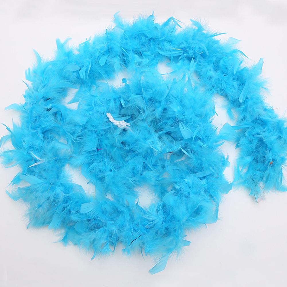 Cheap 1/2PCS Christmas Tree White Feather Boa Strip Xmas Decor Garland