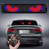 Truck LED Devil Eye Light Flexible Display Screens Remote/APP Control Customizable Text for Car Windshield/Store/Bar Decorations