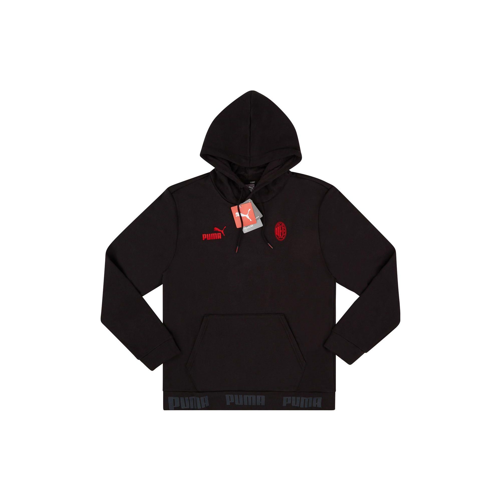 

Puma 19-20 AC Milan с капюшоном с длинным рукавом мужская толстовка черная 756034-03 S