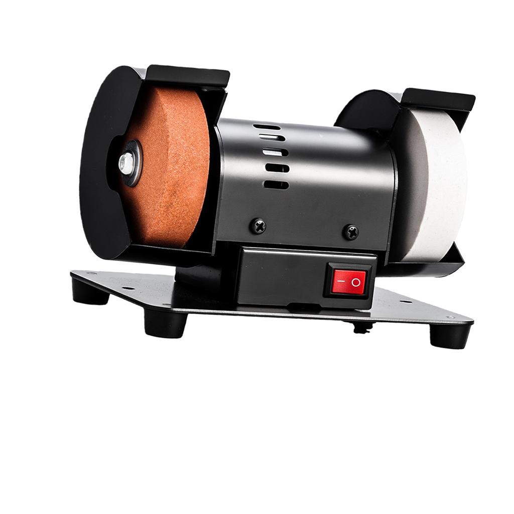 Heavy Duty 220V Electric Grinder Sharpener With 75mm Disc And Protective Cover For Drilling And Sanding Applications