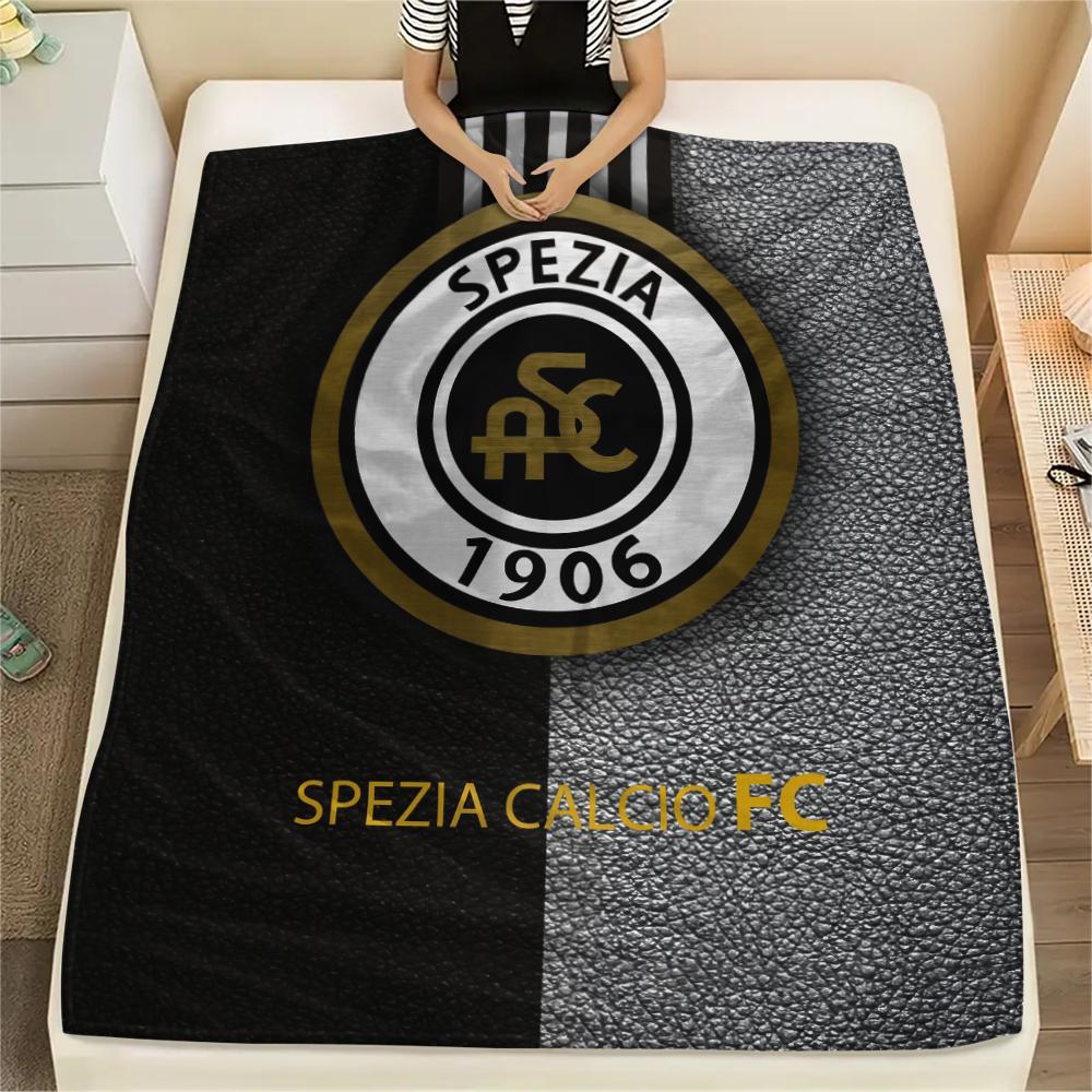Spezia Calcio,pattern Flannel Blanket, High quality Comfortable for All Seasons, Home Decor, Warmth and Comfort, Perfect for Gifts.