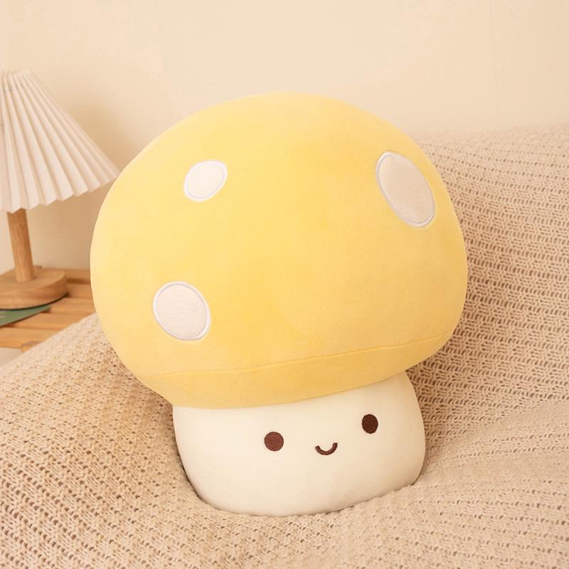 1Pc 10/23/30CM Lovely Colorful Mushroom Plush Toys Super Cute Small Mushroom Pillow Cushion Stuffed Soft Interesting Gifts