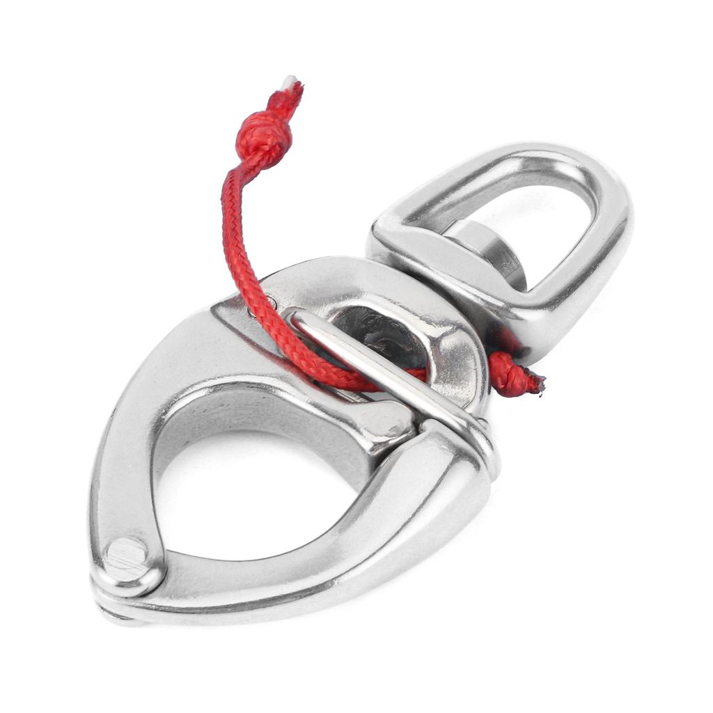 Boat Fast Eye Snap Hook 316 Stainless Steel 360 Degrees  Rotation High Hardness for Yacht  Truck  Car