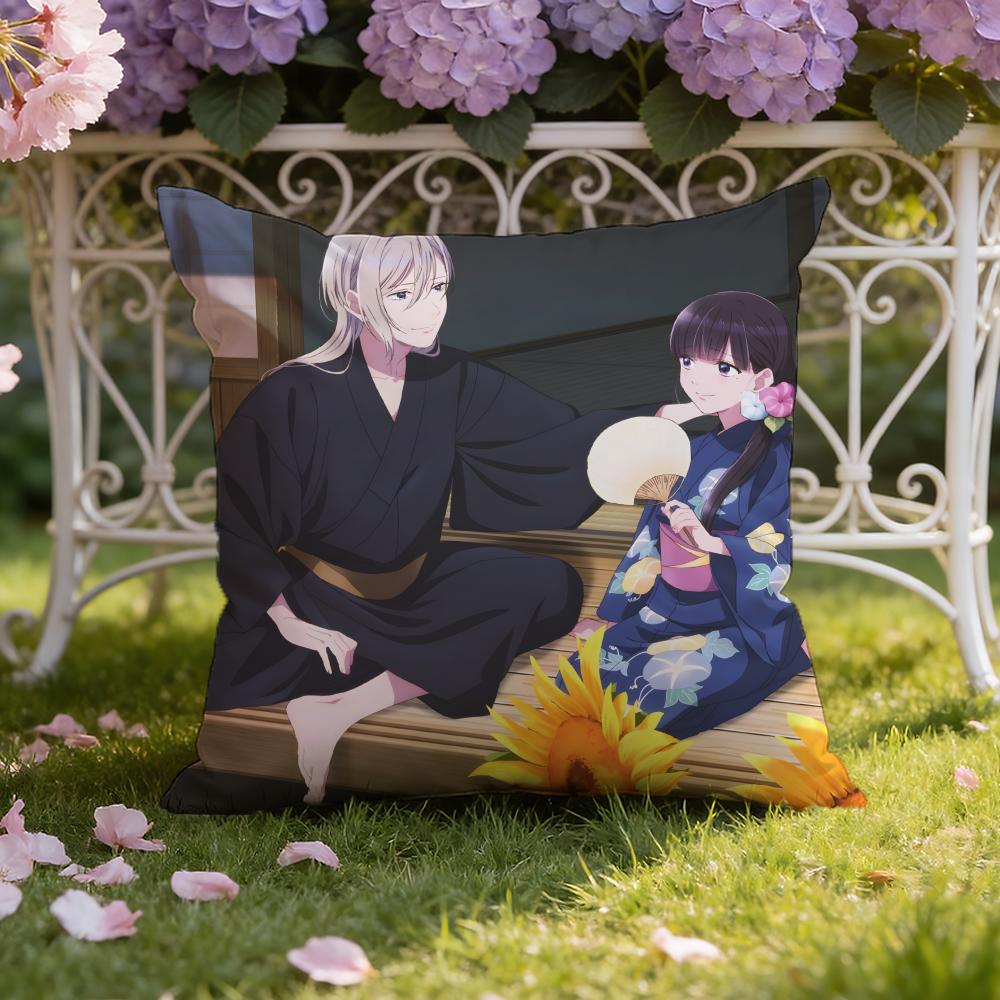Anime My H-Happy M-Marriage Cushion Cover Home & Car Dual-Scene Pillow Cover: Reversible for Premium Comfort
