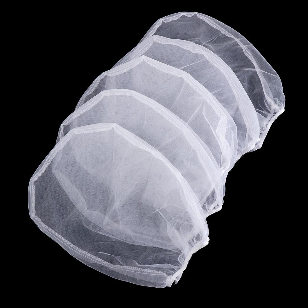 5Pcs 1/2/5 Gallon Paint Strainer Bags Elastic Top Opening Liquid Filter Bags Paint Tools Fine Mesh Paint Screen Net