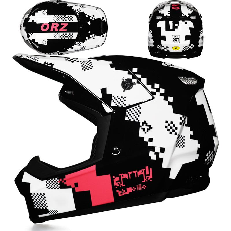 Greenway X6 Off-Road Helmet Goggles Downhill Woodway Mountain Bike Full Helmet Removable Safety Helmet Teen Self